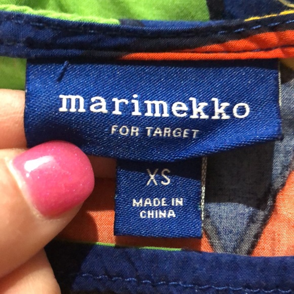 Marimekko for Target blue floral tunic size xs - Picture 8 of 9